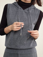 Bellamy - Hooded Cashmere Vest