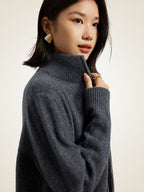 Vala - Zip-Up Cashmere Cardigan