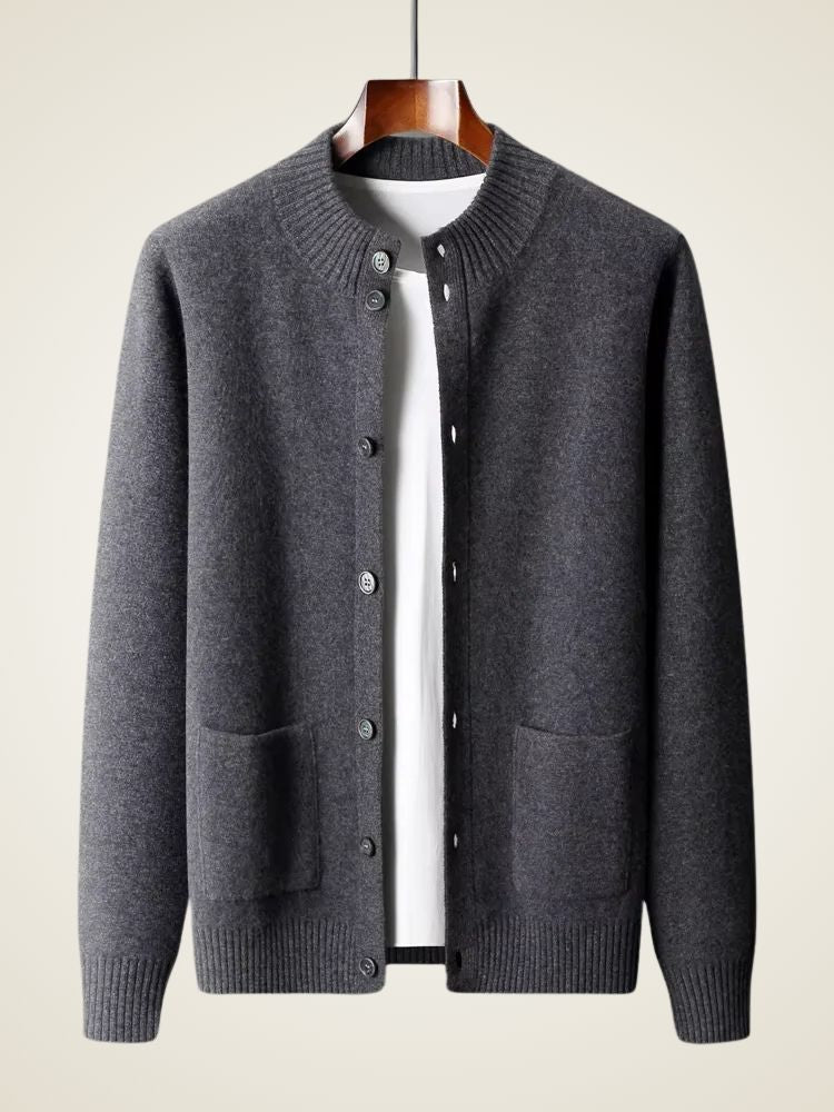 Eric - Button Up Cashmere Cardigan
