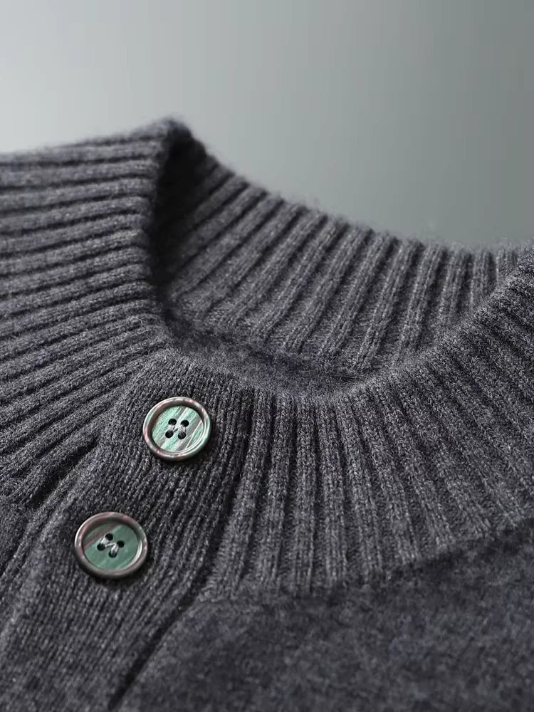 Eric - Button Up Cashmere Cardigan