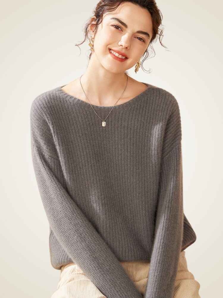 Elowith - Ribbed Cashmere Sweater