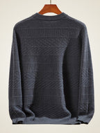 Grayson - Artisanal Knit Cashmere Crewneck