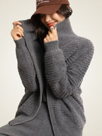 Bailey - Zip Cashmere Cardigan