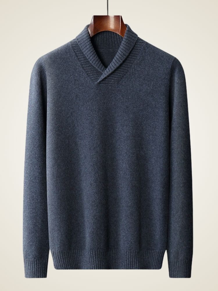 Adrian - Shawl Collar Cashmere Sweater