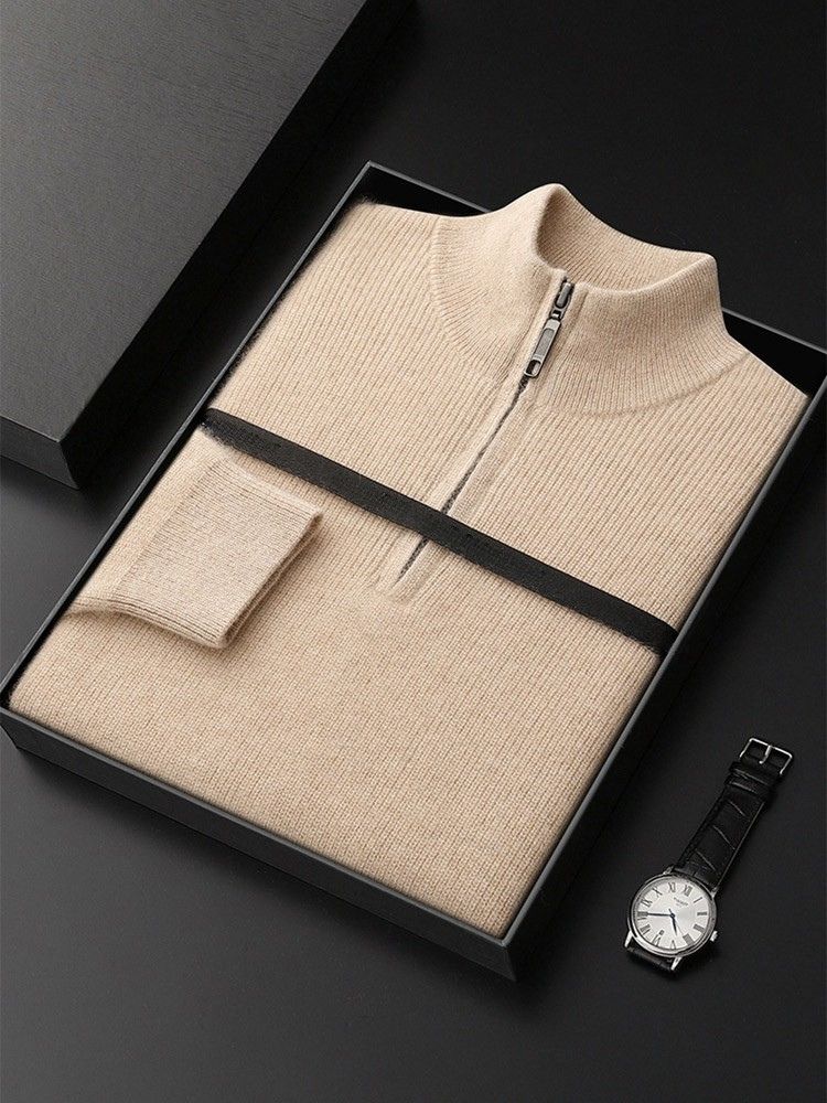 Asa - Half Zip Cashmere Sweater