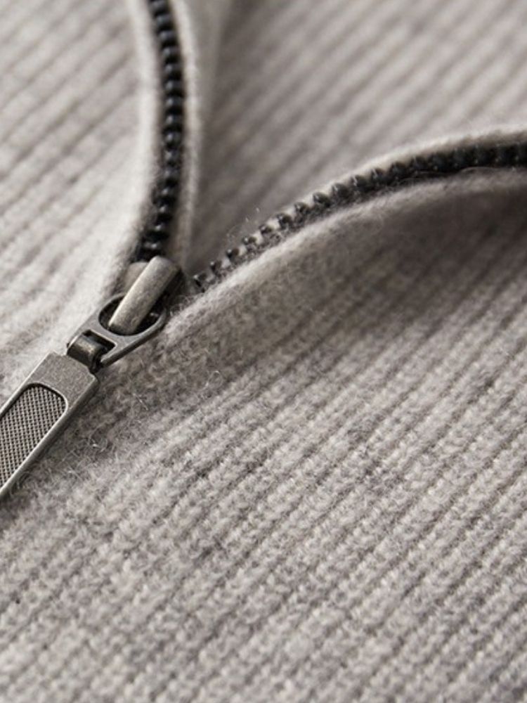 Asa - Half Zip Cashmere Sweater