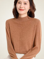 Grace - Mock Neck Cashmere Sweater