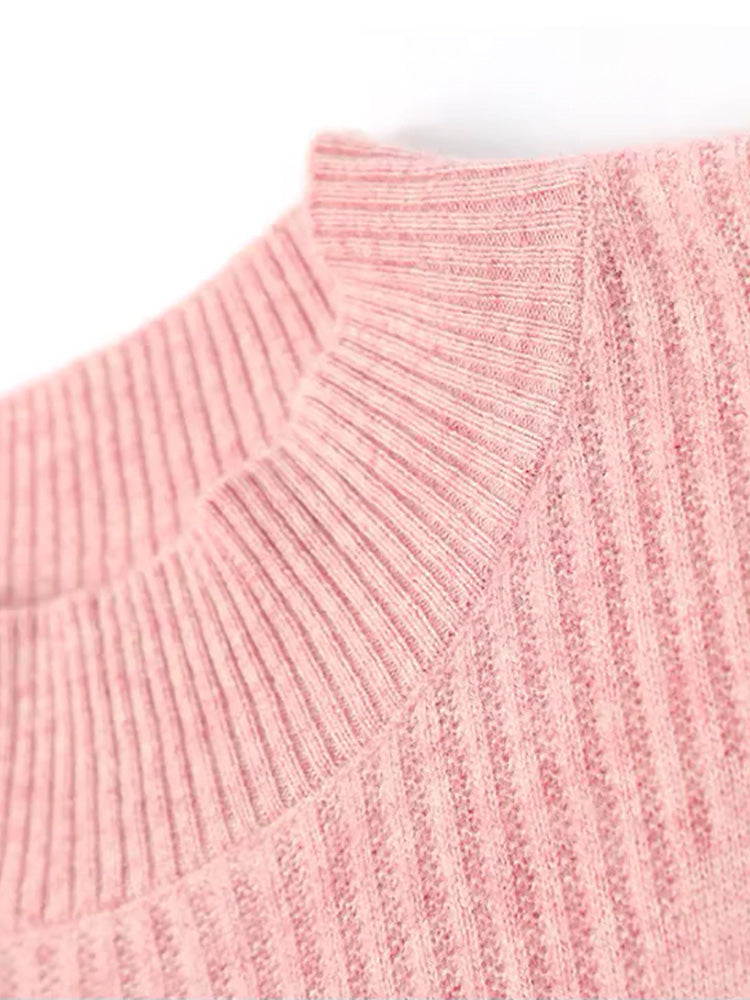 Grace - Mock Neck Cashmere Sweater