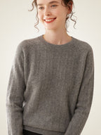 Larie - Ribbed Cashmere Sweater