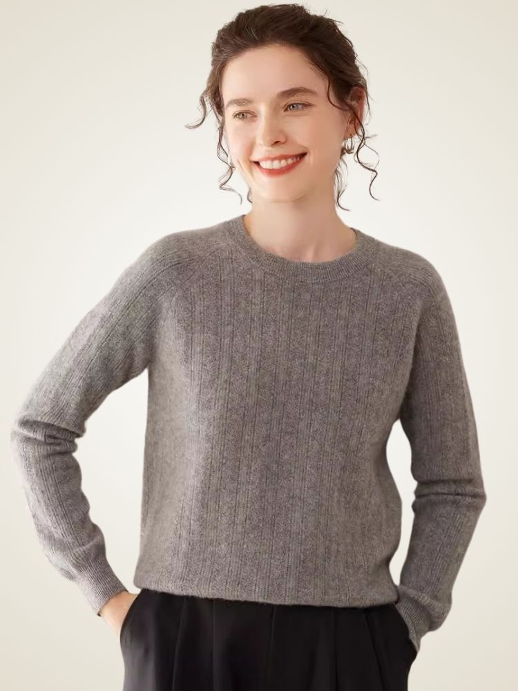 Larie - Ribbed Cashmere Sweater