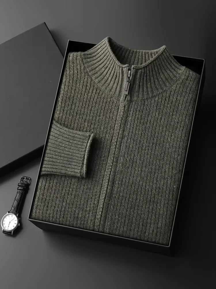Emmett - Ribbed Cashmere Cardigan