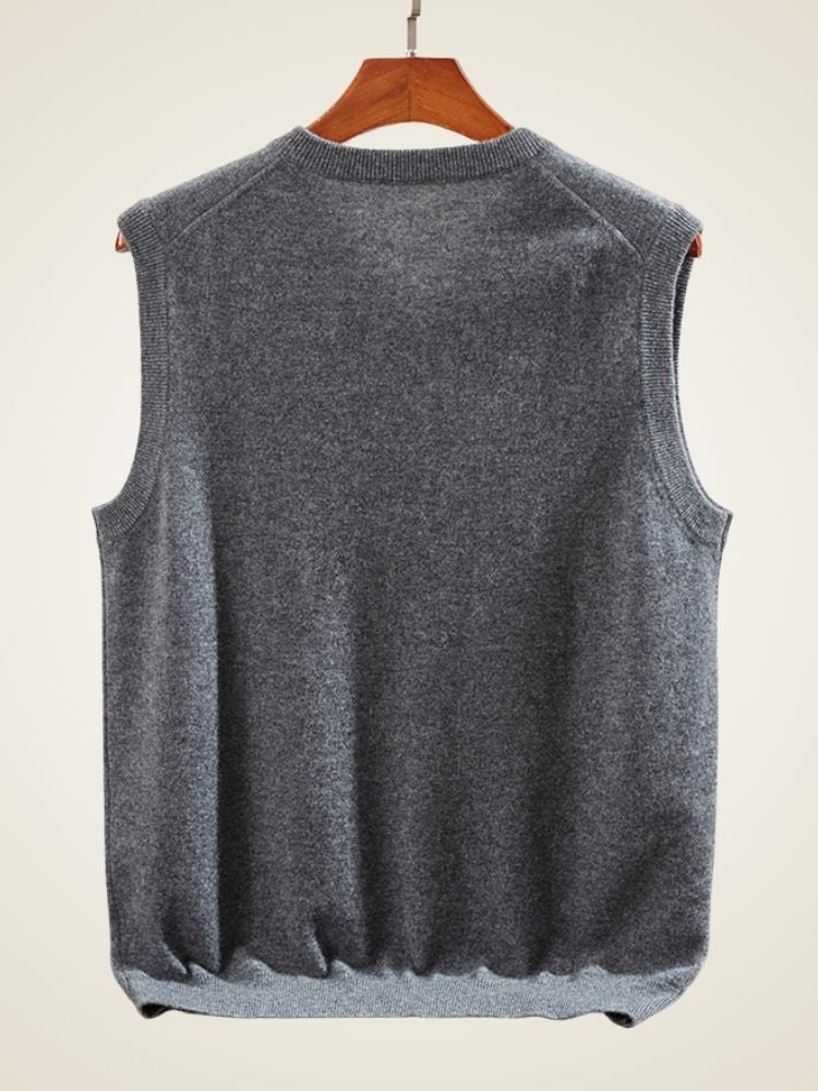 Monte - V-Neck Cashmere Vest