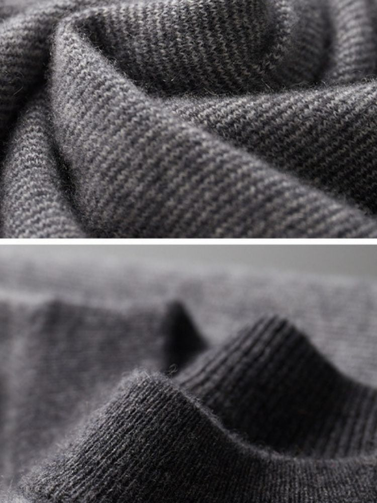 Kane - Two-Tone Cashmere Sweater