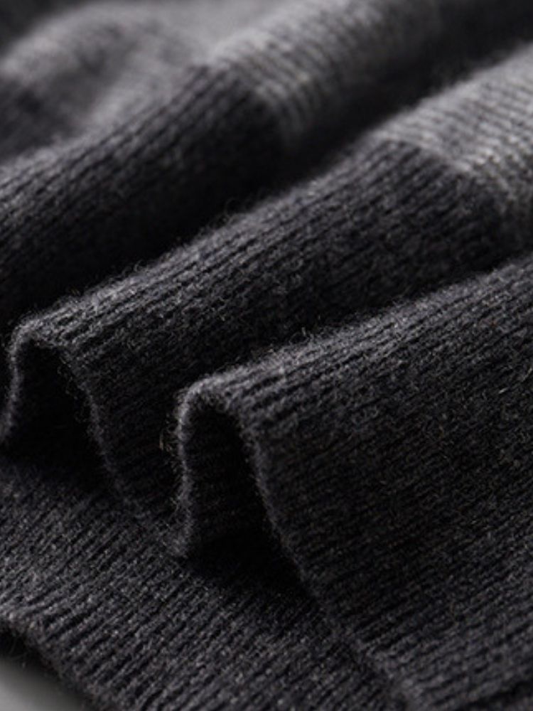 Kane - Two-Tone Cashmere Sweater