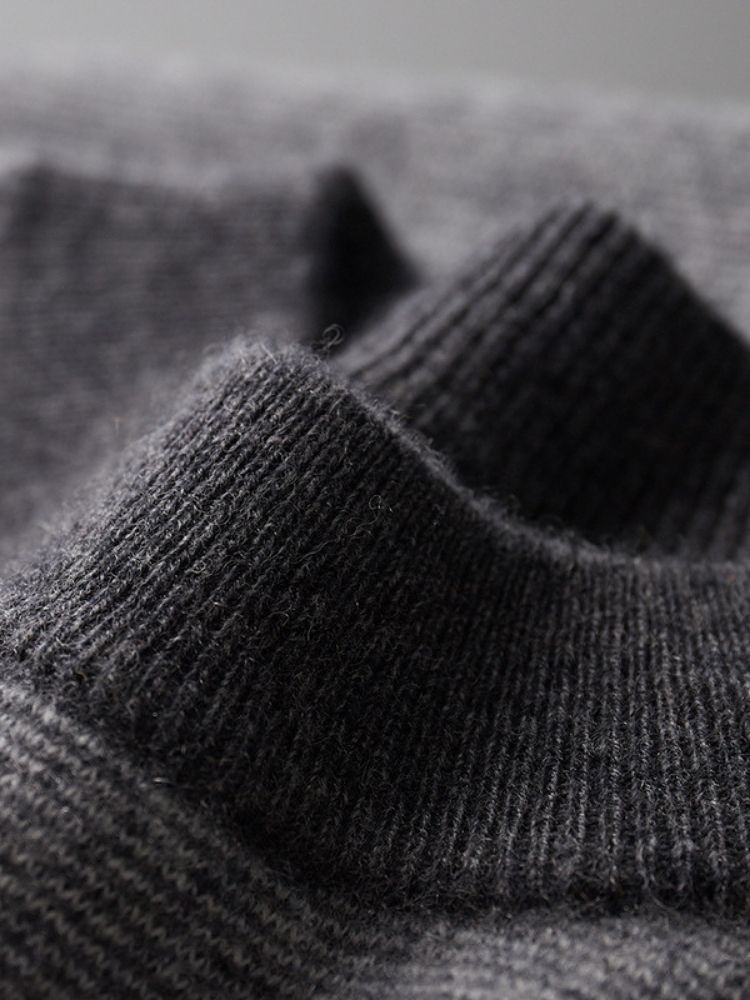 Kane - Two-Tone Cashmere Sweater