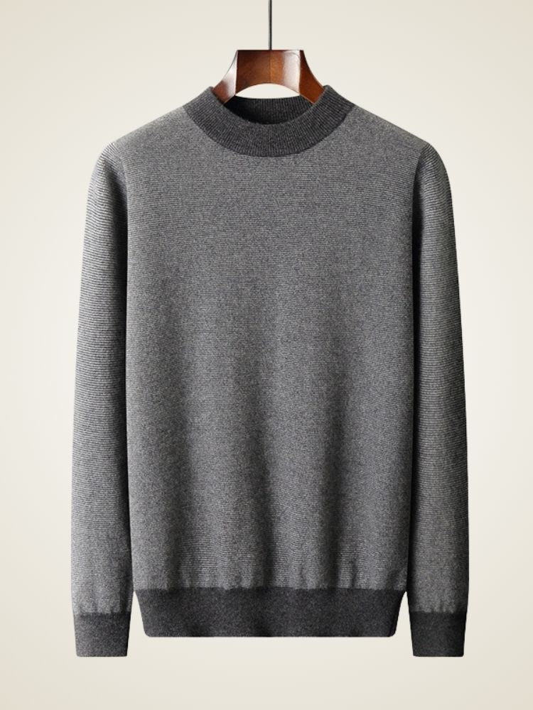 Kane - Two-Tone Cashmere Sweater