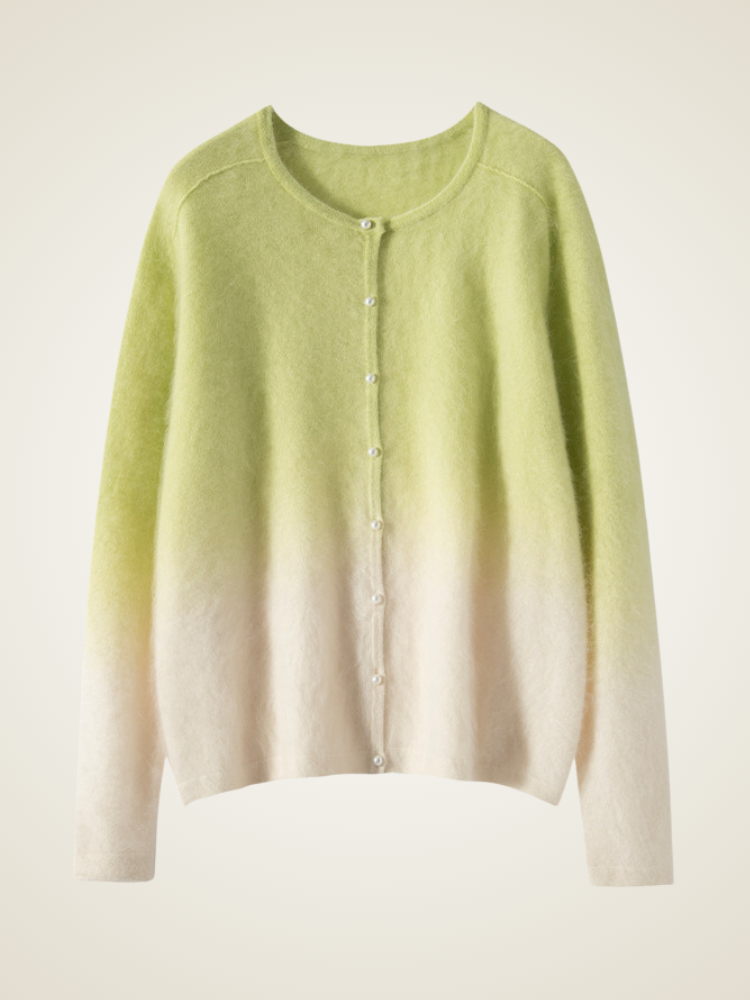 Iri - Ombre Brushed Cashmere Cardigan
