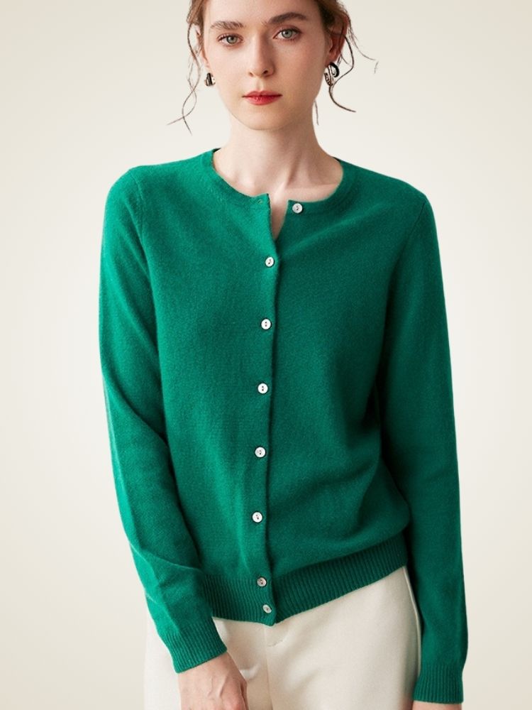 Lyn - Pure Cashmere Cardigan