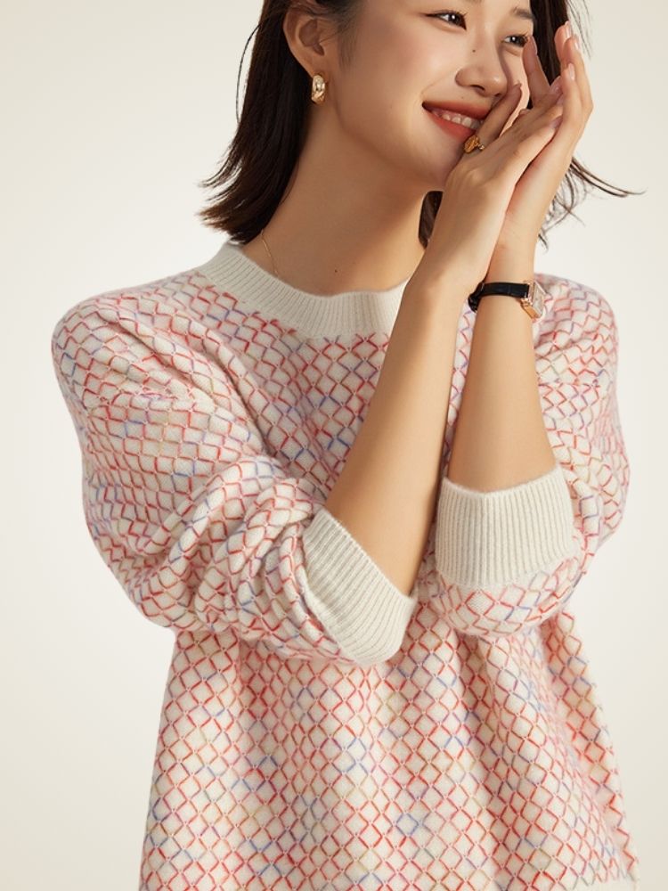 Geneira - Multicolor Cashmere Sweater
