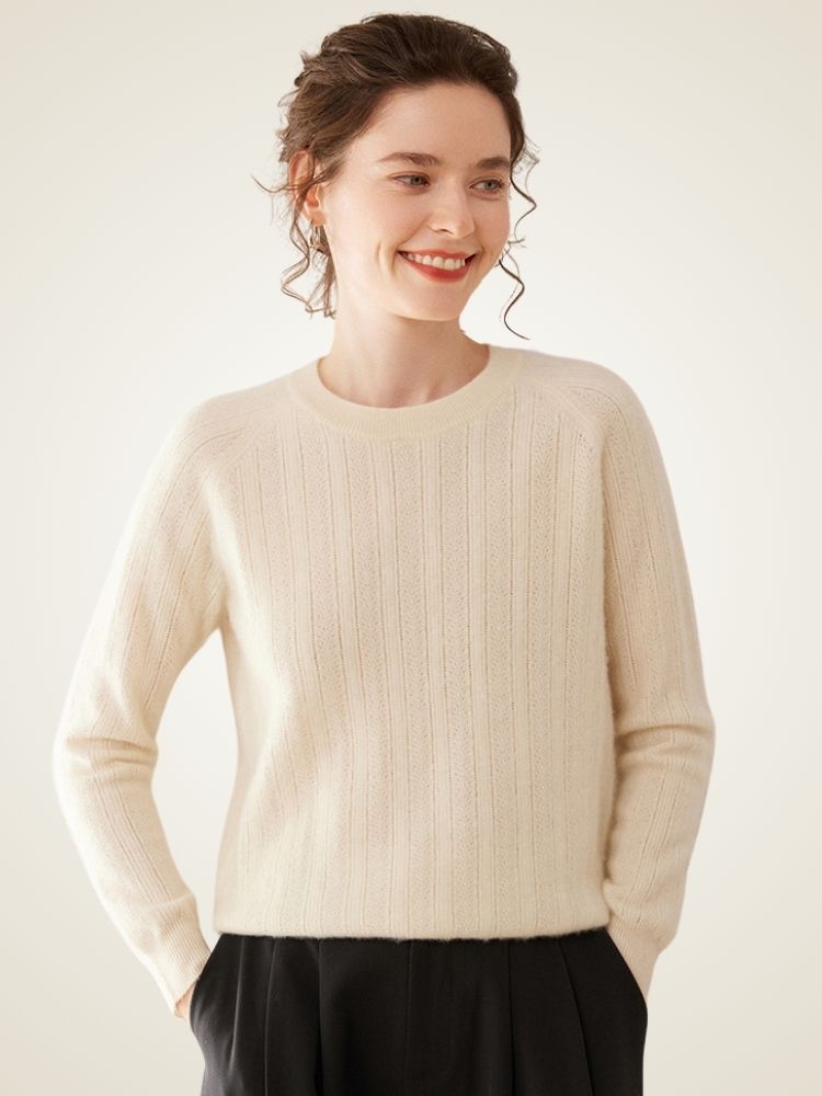 Larie - Ribbed Cashmere Sweater