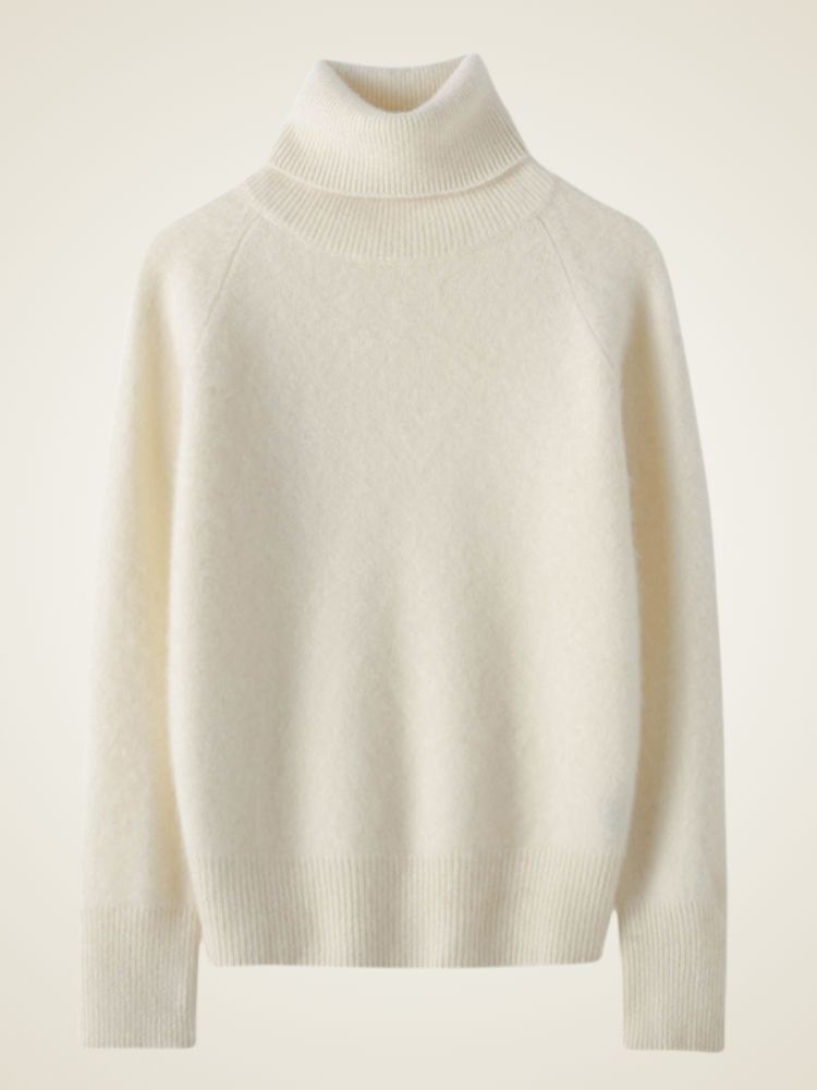 Perla -  High Turtleneck Cashmere Sweater