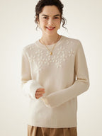 Rhiessa - Floral Cashmere Sweater