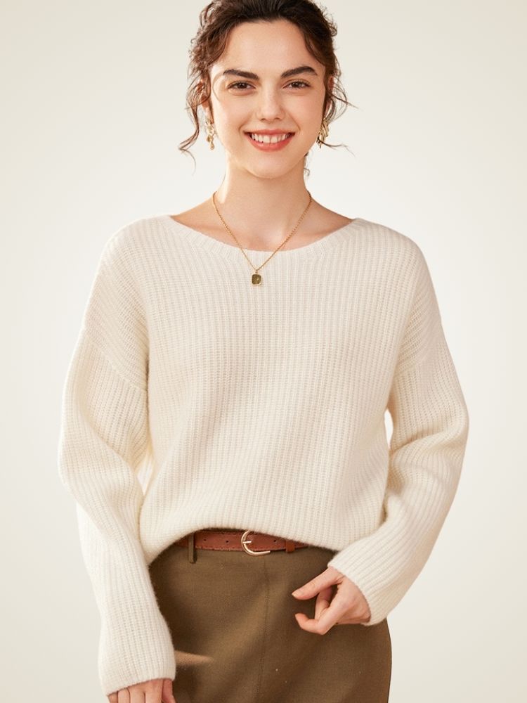 Elowith - Ribbed Cashmere Sweater