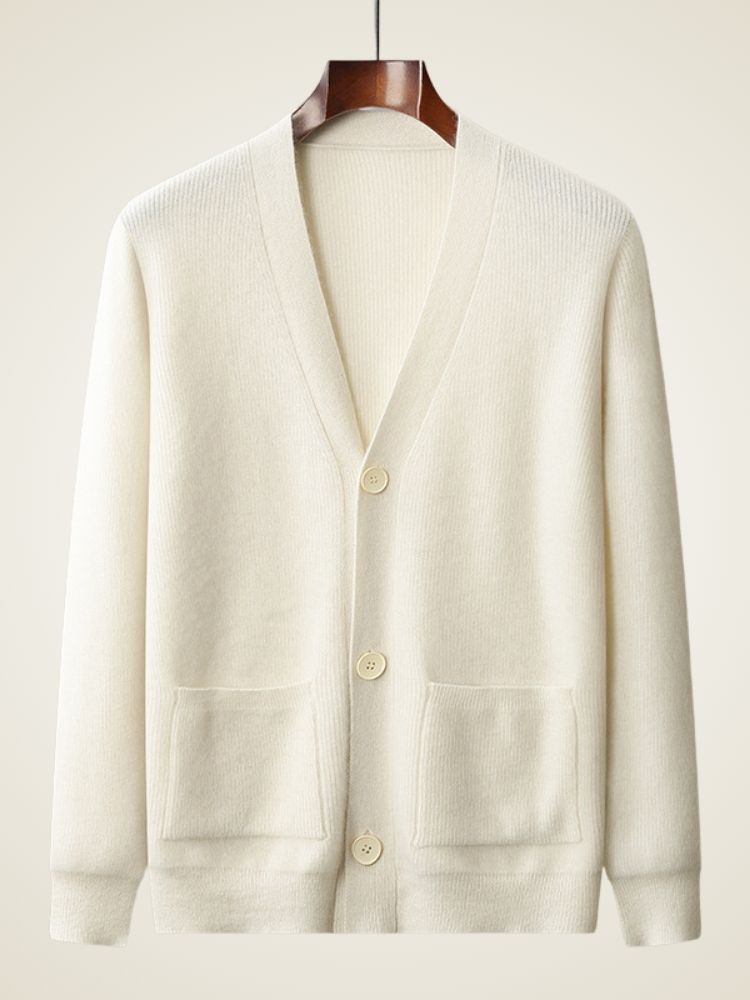 Rafe - Ribbed Cashmere Cardigan