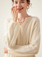 Arelia - Ribbed Cashmere Sweater