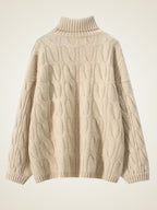 Jordana - Textured Cashmere Turtleneck