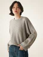 Lauren - Oversize Crewneck Cashmere Sweater