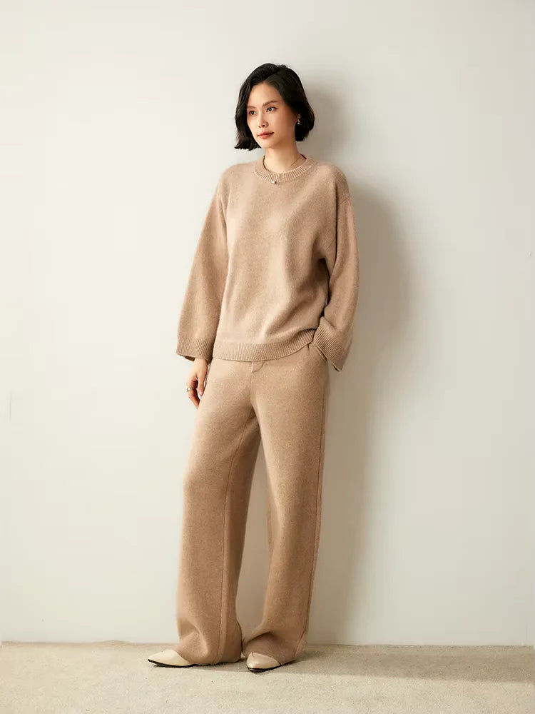 Lauren - Oversize Crewneck Cashmere Sweater