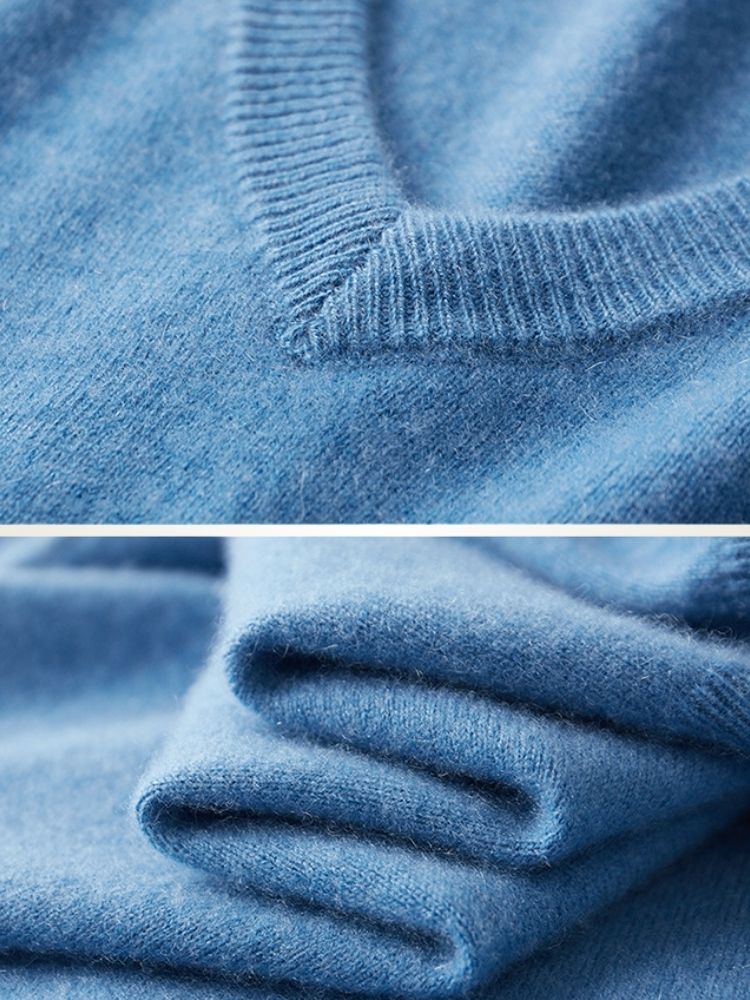 Dean - V-Neck Cashmere Sweater