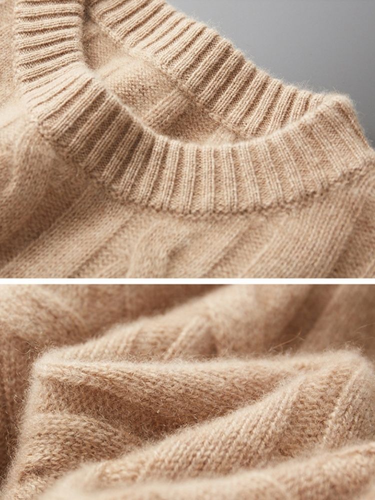 Heath - Cable Knit Cashmere Sweater