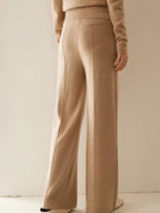 Kaila - Wide Leg Cashmere Pants