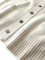 Jade - V Neck Cashmere Cardigan