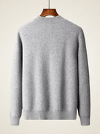 Cooper - Bomber Collar Cashmere Cardigan