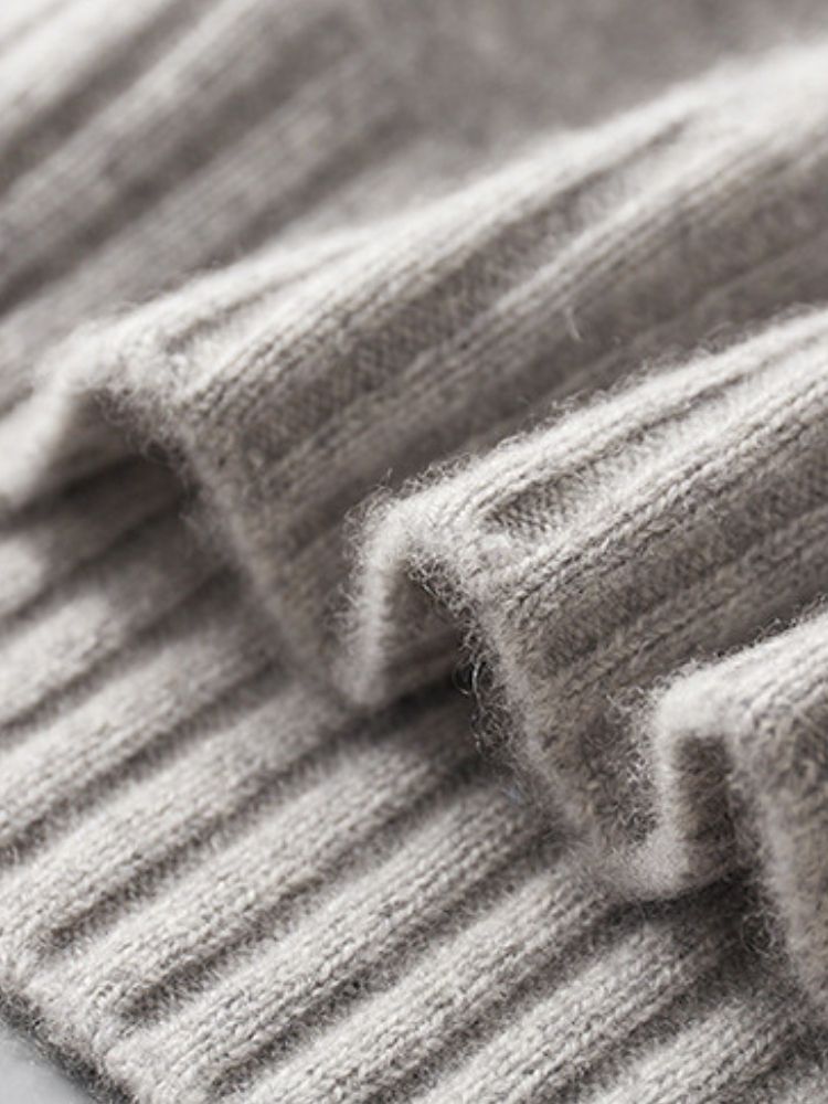 Lennox - High Collar Cashmere Sweater