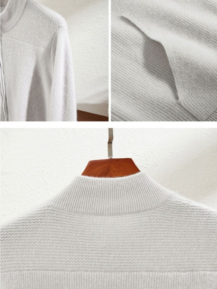 Quill - Cashmere Zipped Cardigan