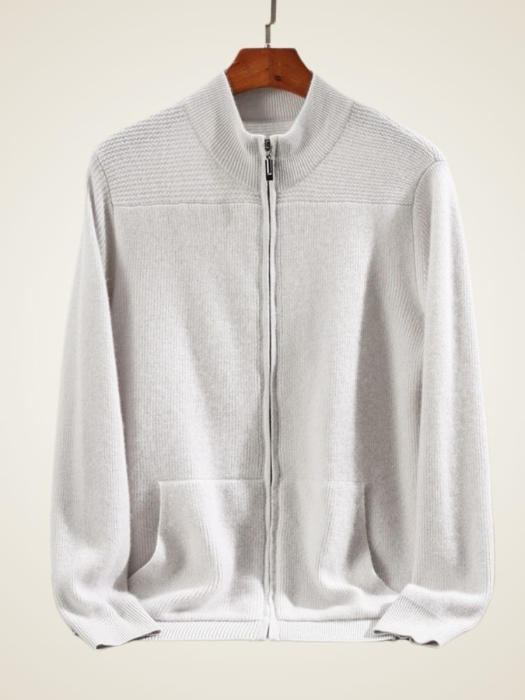 Quill - Cashmere Zipped Cardigan