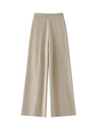 Kaila - Wide Leg Cashmere Pants