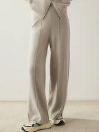 Kaila - Wide Leg Cashmere Pants