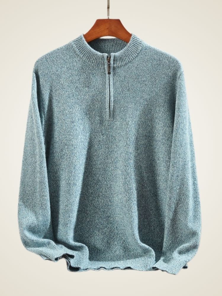 Emery - Half Zip Cashmere Sweater