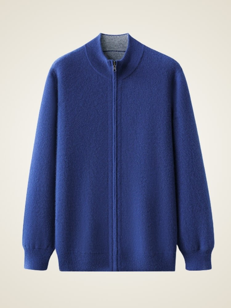 Dorian - Zipped Cashmere Cardigan