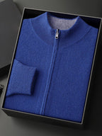 Dorian - Zipped Cashmere Cardigan