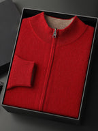 Dorian - Zipped Cashmere Cardigan