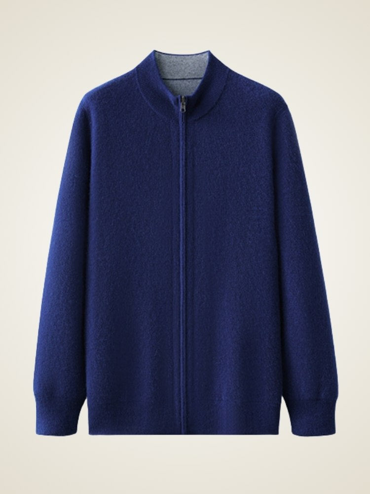 Dorian - Zipped Cashmere Cardigan