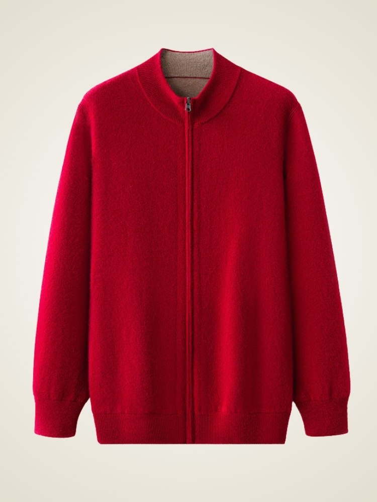 Dorian - Zipped Cashmere Cardigan