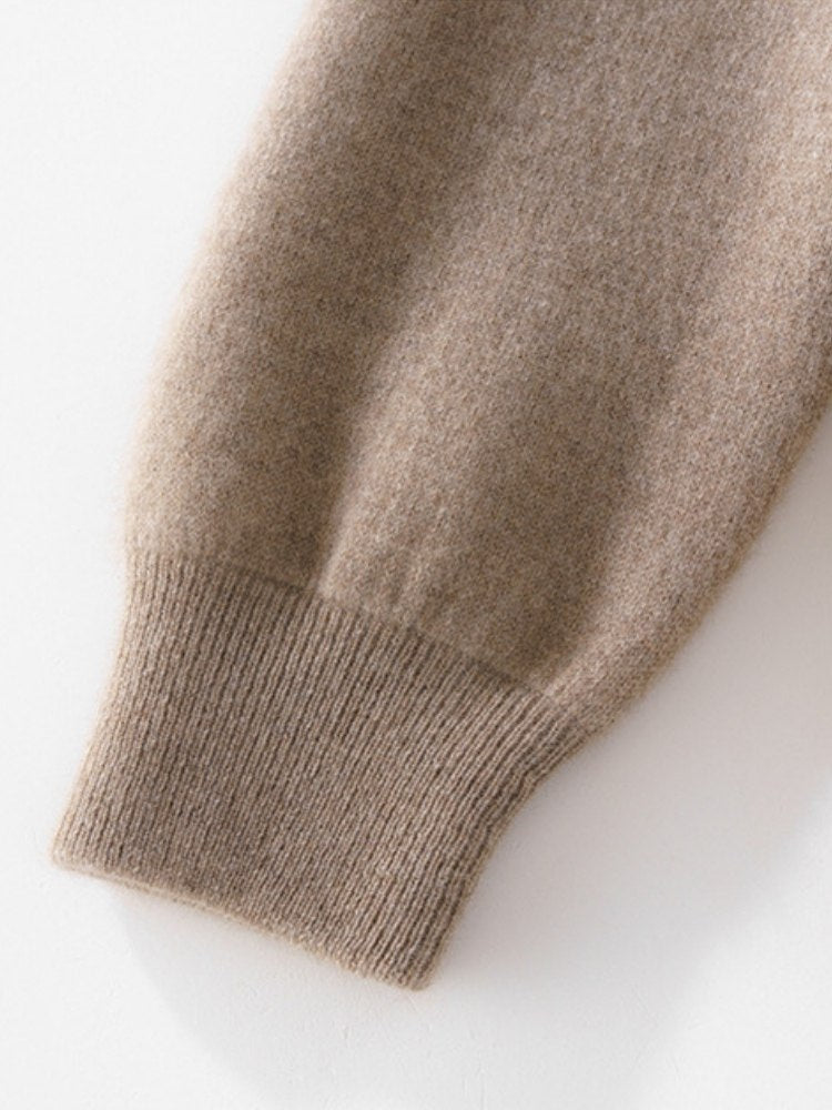 Dorian - Zipped Cashmere Cardigan