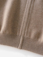 Dorian - Zipped Cashmere Cardigan